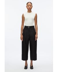 3.1 Phillip Lim - Double Pleat Wide Cropped Pant - Lyst