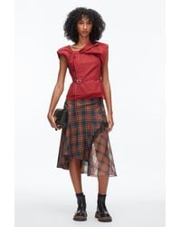 3.1 Phillip Lim - Draped Bow Belted Shell Top - Lyst