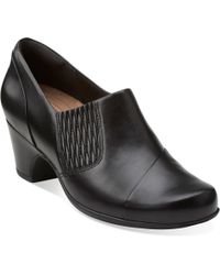 clarks low heels