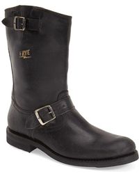 frye stone engineer boots