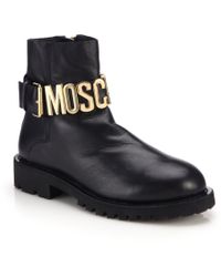 mens moschino boots