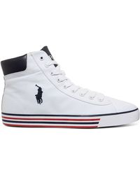 black polo high top sneakers