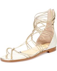 christian louboutin rosel glitter ballerina flat gold | Landenberg ...  