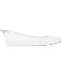 black converse ballet pumps