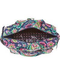 Lyst Vera Bradley Convertible Baby Bag In Blue Vera Bradley Convertible Baby Bag Lyst