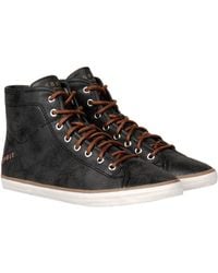esprit high top trainers
