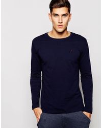 tommy hilfiger navy blue long sleeve