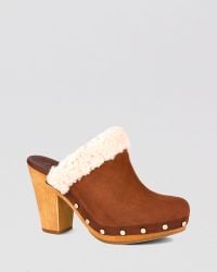 ugg fur lined clogs