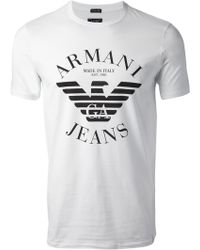 Armani Jeans T-shirts for Men - Up to 55% off | Lyst