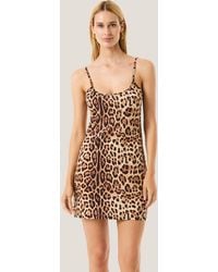 4giveness - Abito Corto Leopard Basic - Lyst