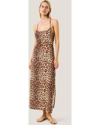 4giveness - Abito Lungo Leopard Basic - Lyst