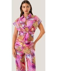 4giveness - Camicia Over Butterfly - Lyst