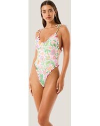 4giveness - Costume Intero Flowers Colors - Lyst