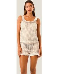 4giveness - Short Natural Mesh - Lyst
