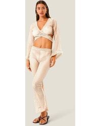 4giveness - Pantalone Natural Mesh - Lyst