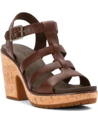 timberland heeled sandals