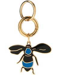 Burberry Bee-Charm Key Ring - Blue