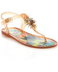 Ivy Kirzhner Jezabelle Jeweled Rubber Thong Sandals - Lyst Ivy Kirzhner Jezabelle Jeweled Rubber Thong Sandals - Lyst