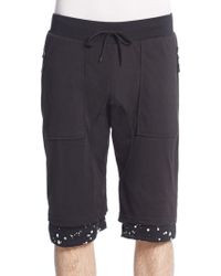 american stitch cargo fleece shorts