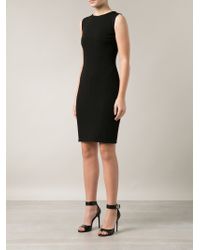 Narciso Rodriguez Cut Out Back Dress - Black