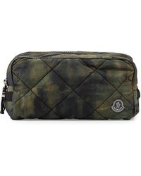 Moncler Quilted Nylon Toiletry Bag - Green