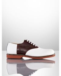 rhett patchwork suede wingtip