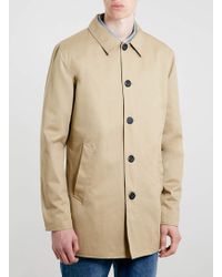 topman single breasted mac jacket