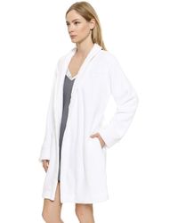 calvin klein white robe