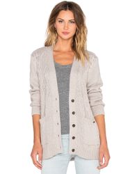 Obey Womens Newbury Cardigan Sweater