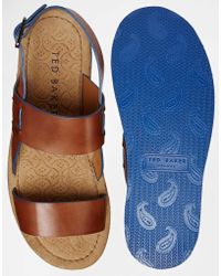 ted baker mens leather sandals