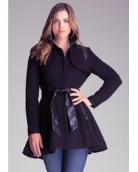 bebe plus size coats