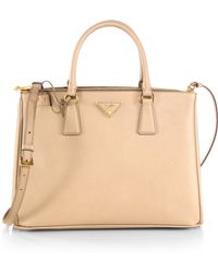 Prada Brandy City Calf Leather Convertible Satchel in Brown ...