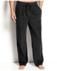 perry ellis men's fleece pajama pants