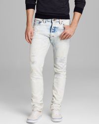 PRPS Jeans Barracuda Relaxed Fit in White Washed - Blue