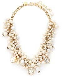 Erickson Beamon ''pearl Jam' Swarovski Faux Pearl Crystal Necklace - White