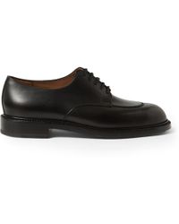 J.M. Weston 598 Leather Derby Shoes - Black