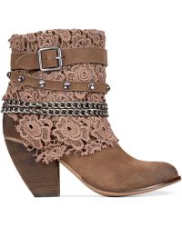 naughty monkey studded boots