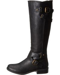 g by guess black riding boots