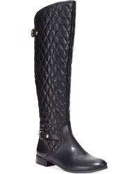 anne klein boots black