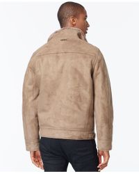calvin klein suede jacket