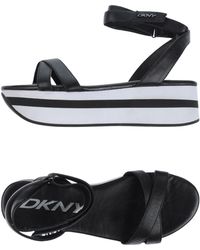 dkny red sandals