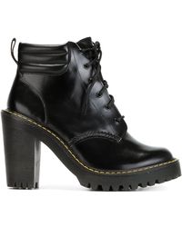 chunky heel doc martens