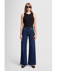 7 For All Mankind - Lotta Luxe Vintage Paradise Cove With Raw Cut - Lyst