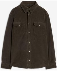 7 For All Mankind - Overshirt In Corduroy - Lyst