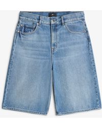 7 For All Mankind - Wide Leg Shorts Mason - Lyst