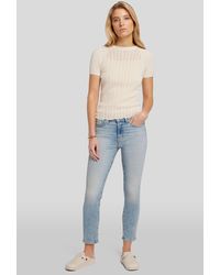 7 For All Mankind - Roxanne Ankle Luxe Vintage Desert Sky - Lyst
