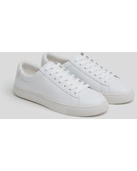 7 For All Mankind - Cupsole Sneaker Leather White - Lyst