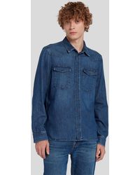 7 For All Mankind - Western Shirt Exchange - Lyst