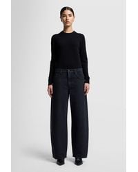 7 For All Mankind - Bonnie Curvilinear Thunder With Raw Cut - Lyst