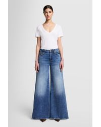 7 For All Mankind - Willow Wide Outset - Lyst